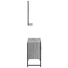 2 Piece Bathroom Cabinet Set Grey Sonoma Engineered Wood