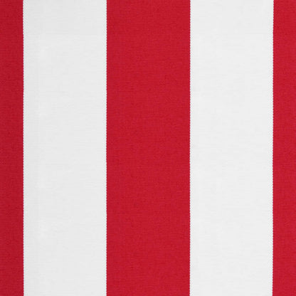 Awning Replacement Fabric Red and White 3x2.5 m Polyester