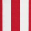 Replacement Fabric for Awning Red and White Stripe 3x2.5 m