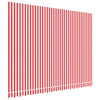Replacement Fabric for Awning Red and White Stripe 4x3 m