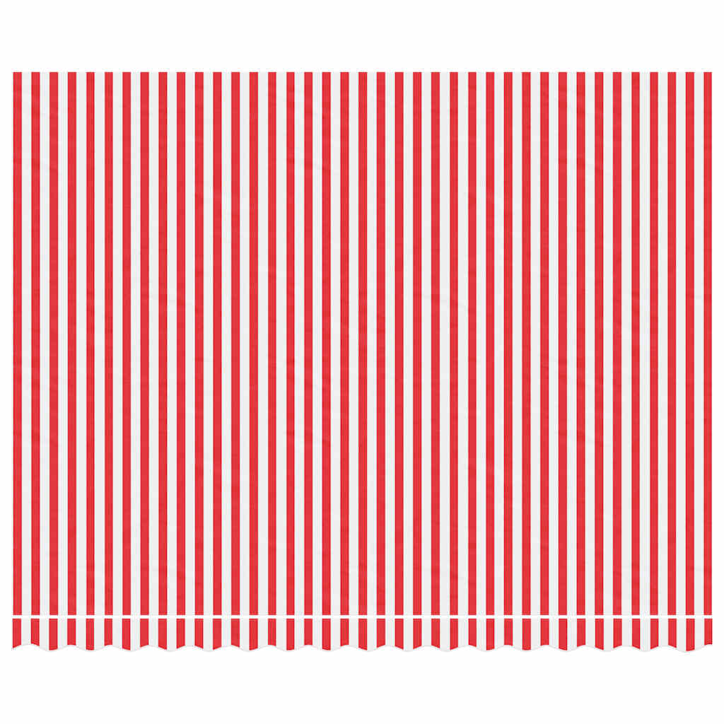 Awning Replacement Fabric Red and White 4x3 m Polyester