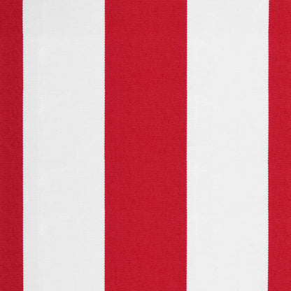 Awning Replacement Fabric Red and White 4x3.5 m Polyester