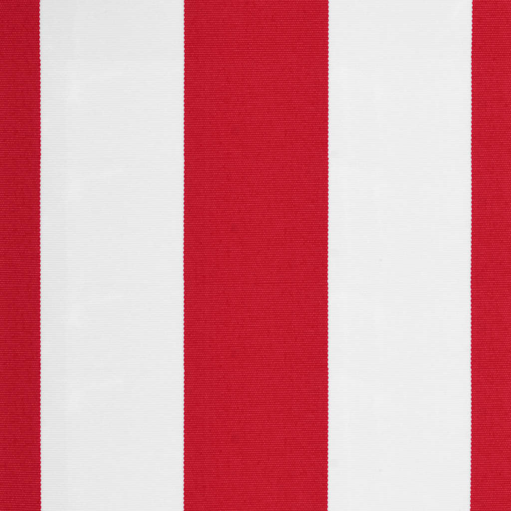 Awning Replacement Fabric Red and White 4.5x3.5 m Polyester