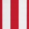 Replacement Fabric for Awning Red and White Stripe 4.5x3.5 m