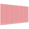 Replacement Fabric for Awning Red and White Stripe 6x3 m