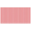 Replacement Fabric for Awning Red and White Stripe 6x3 m