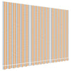 Replacement Fabric for Awning Multicolour Stripe 4.5x3 m