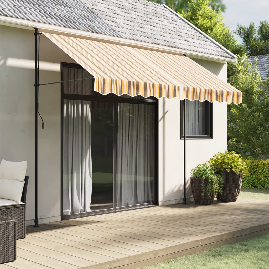 Replacement Fabric for Awning Multicolour Stripe 3x2.5 m