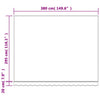 Replacement Fabric for Awning Multicolour Stripe 4x3 m