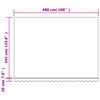 Replacement Fabric for Awning Multicolour Stripe 5x3.5 m