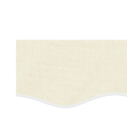 Replacement Fabric for Awning Valance Cream Stripe 5 m