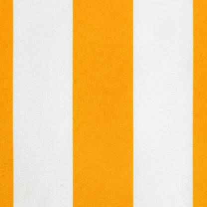 Replacement Fabric for Awning Valance Yellow and White Stripe 3 m