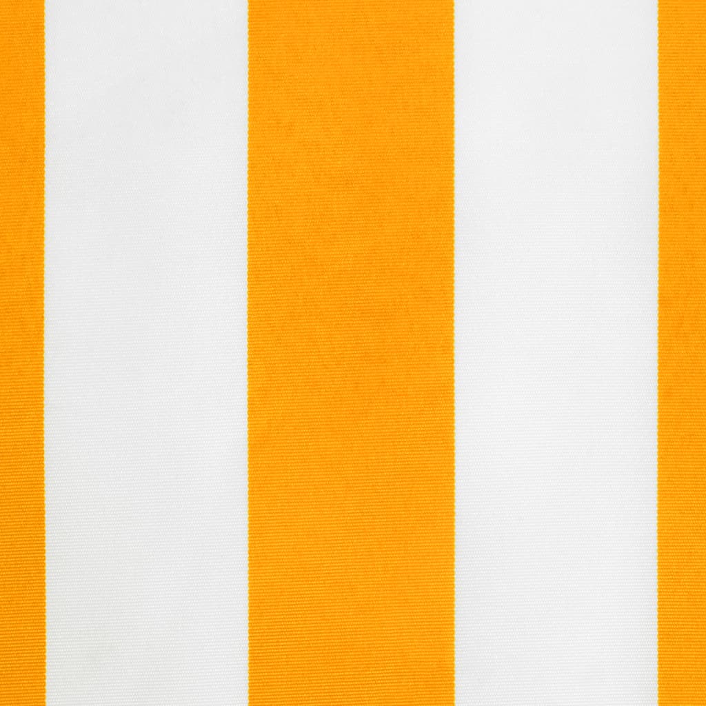 Replacement Fabric for Awning Valance Yellow and White Stripe 4 m
