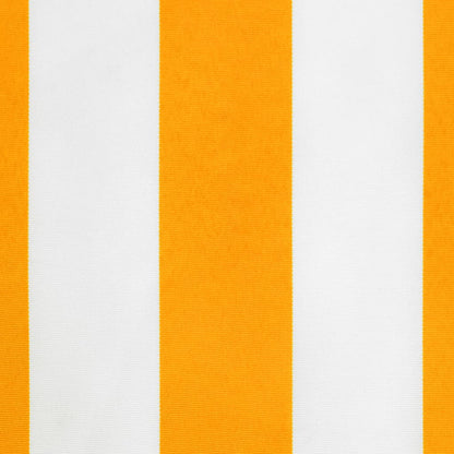 Replacement Fabric for Awning Valance Yellow and White Stripe 5 m