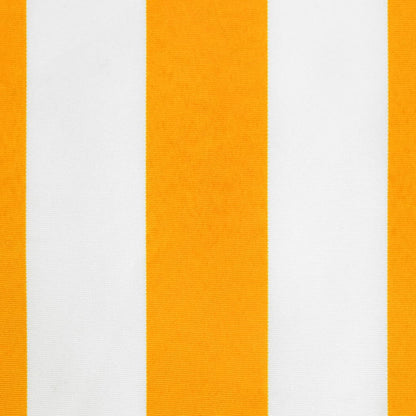Replacement Fabric for Awning Valance Yellow and White Stripe 6 m