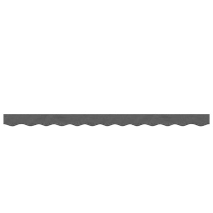 Replacement Fabric for Awning Valance Anthracite Stripe 3 m