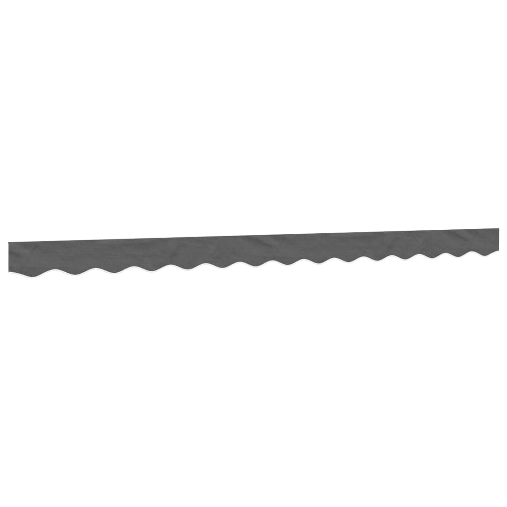 Replacement Fabric for Awning Valance Anthracite Stripe 3.5 m
