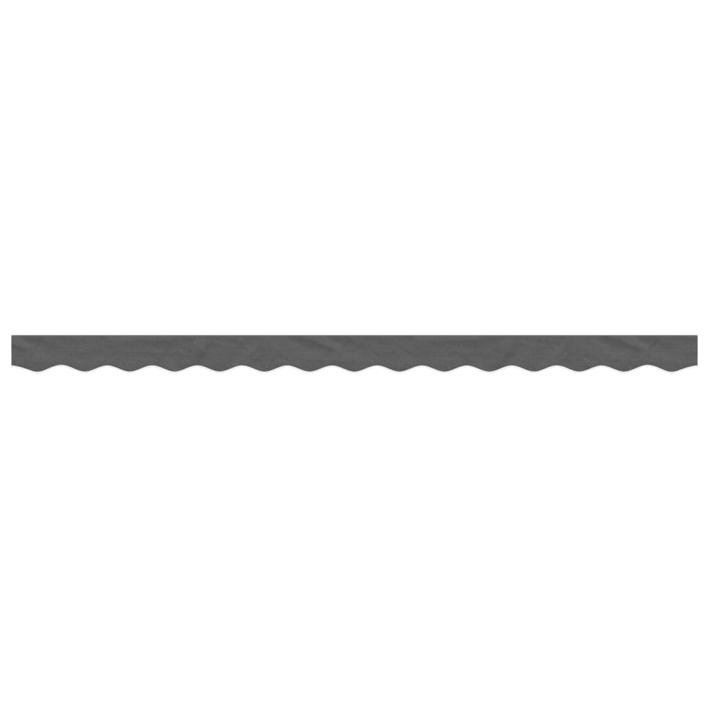 Replacement Fabric for Awning Valance Anthracite Stripe 3.5 m
