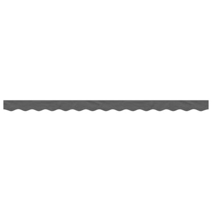 Replacement Fabric for Awning Valance Anthracite Stripe 3.5 m