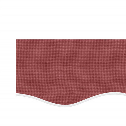 Replacement Fabric for Awning Valance Burgundy Stripe 6 m