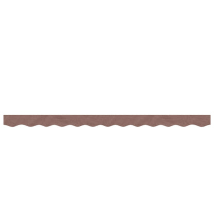 Replacement Fabric for Awning Valance Brown Stripe 3 m