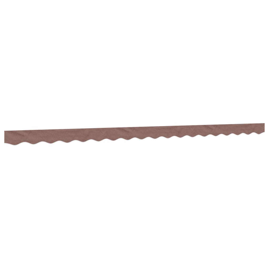 Replacement Fabric for Awning Valance Brown Stripe 4.5 m
