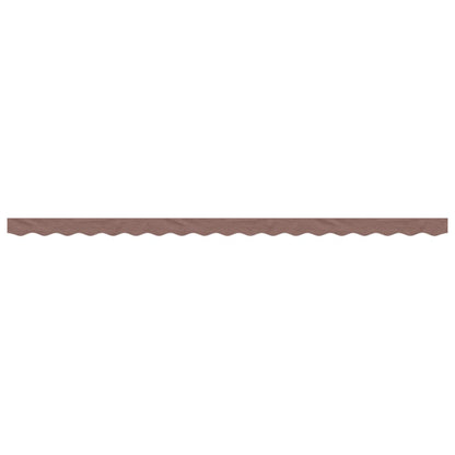 Replacement Fabric for Awning Valance Brown Stripe 4.5 m