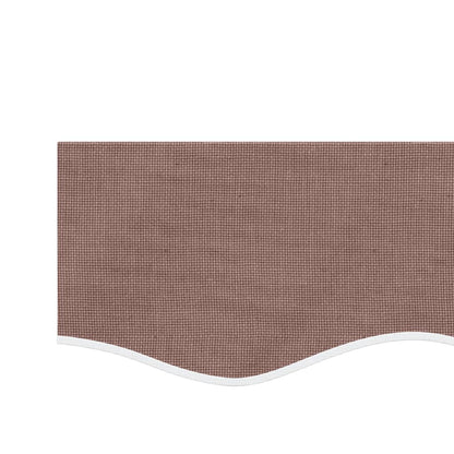 Replacement Fabric for Awning Valance Brown Stripe 4.5 m