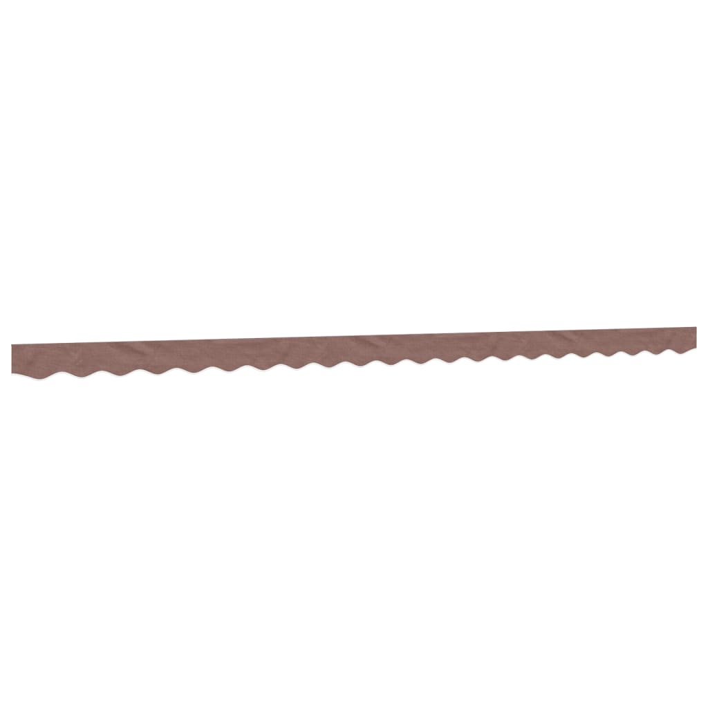 Replacement Fabric for Awning Valance Brown Stripe 5 m