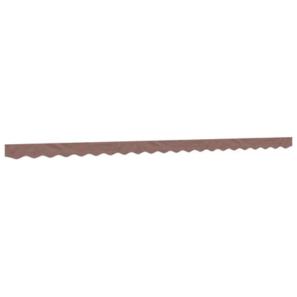 Replacement Fabric for Awning Valance Brown Stripe 5 m