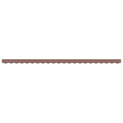 Replacement Fabric for Awning Valance Brown Stripe 5 m