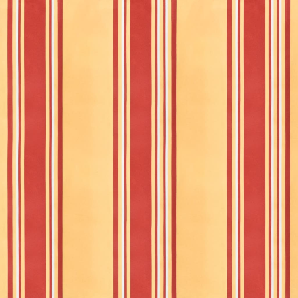 Replacement Fabric for Awning Valance Yellow and Orange Stripe 4 m