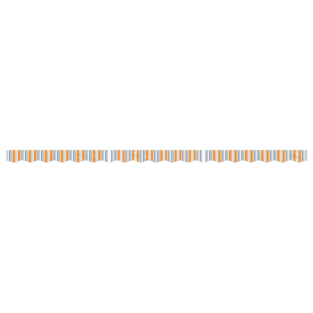 Replacement Fabric for Awning Valance Multicolour Stripe 4.5 m