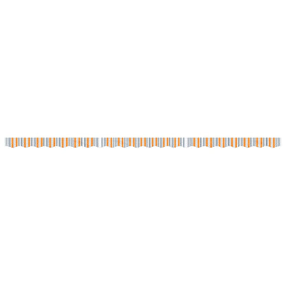 Replacement Fabric for Awning Valance Multicolour Stripe 5 m