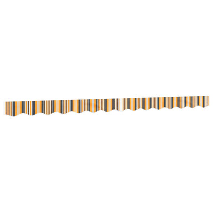 Replacement Fabric for Awning Valance Yellow and Grey Stripe 3.5 m