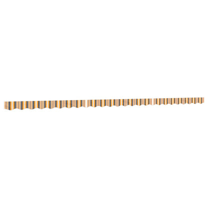 Replacement Fabric for Awning Valance Yellow and Grey Stripe 6 m