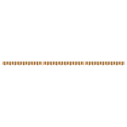 Replacement Fabric for Awning Valance Yellow and Grey Stripe 6 m