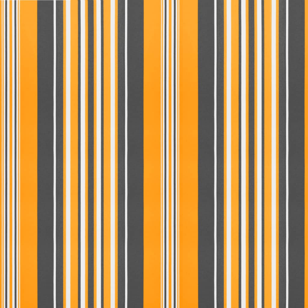 Replacement Fabric for Awning Valance Yellow and Grey Stripe 6 m