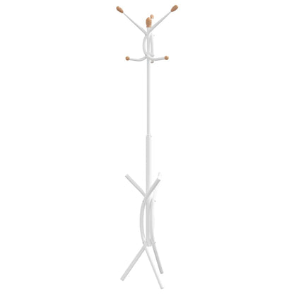 Coat Stand White 176 cm Powder-coated Iron