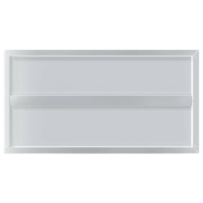 Wall Shelves 2 pcs 75x40 cm Silver Stainless Steel