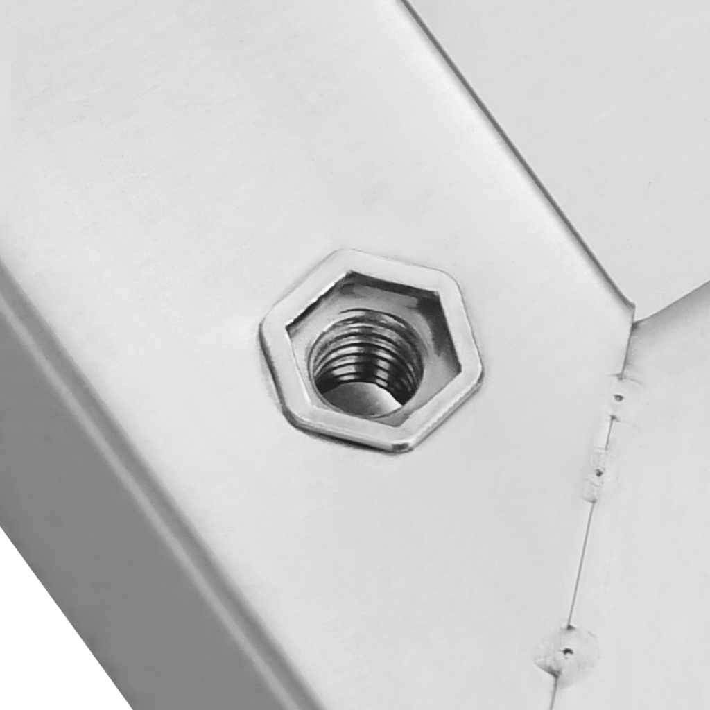 Wall Shelves 2 pcs 75x30 cm Silver Stainless Steel