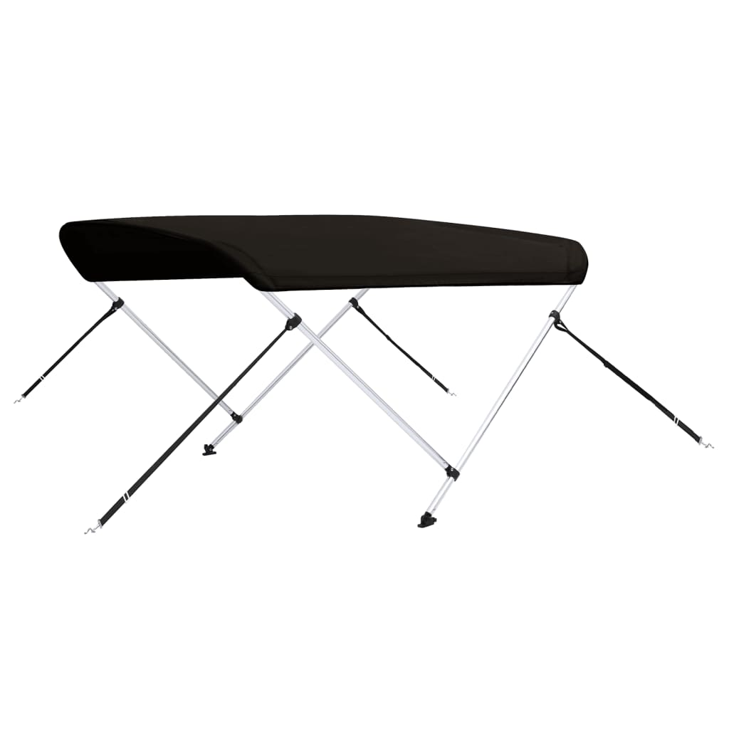 2-bow Bimini Top Black 180x150x110 cm