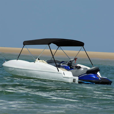 2-bow Bimini Top Black 180x150x110 cm