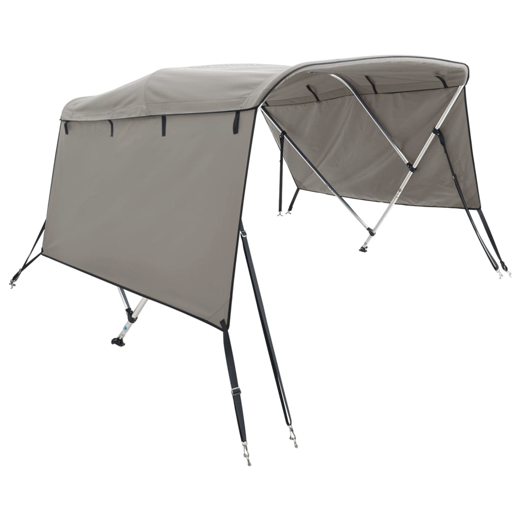 3-bow Bimini Top with Sidewalls 183x(137-152)x137 cm