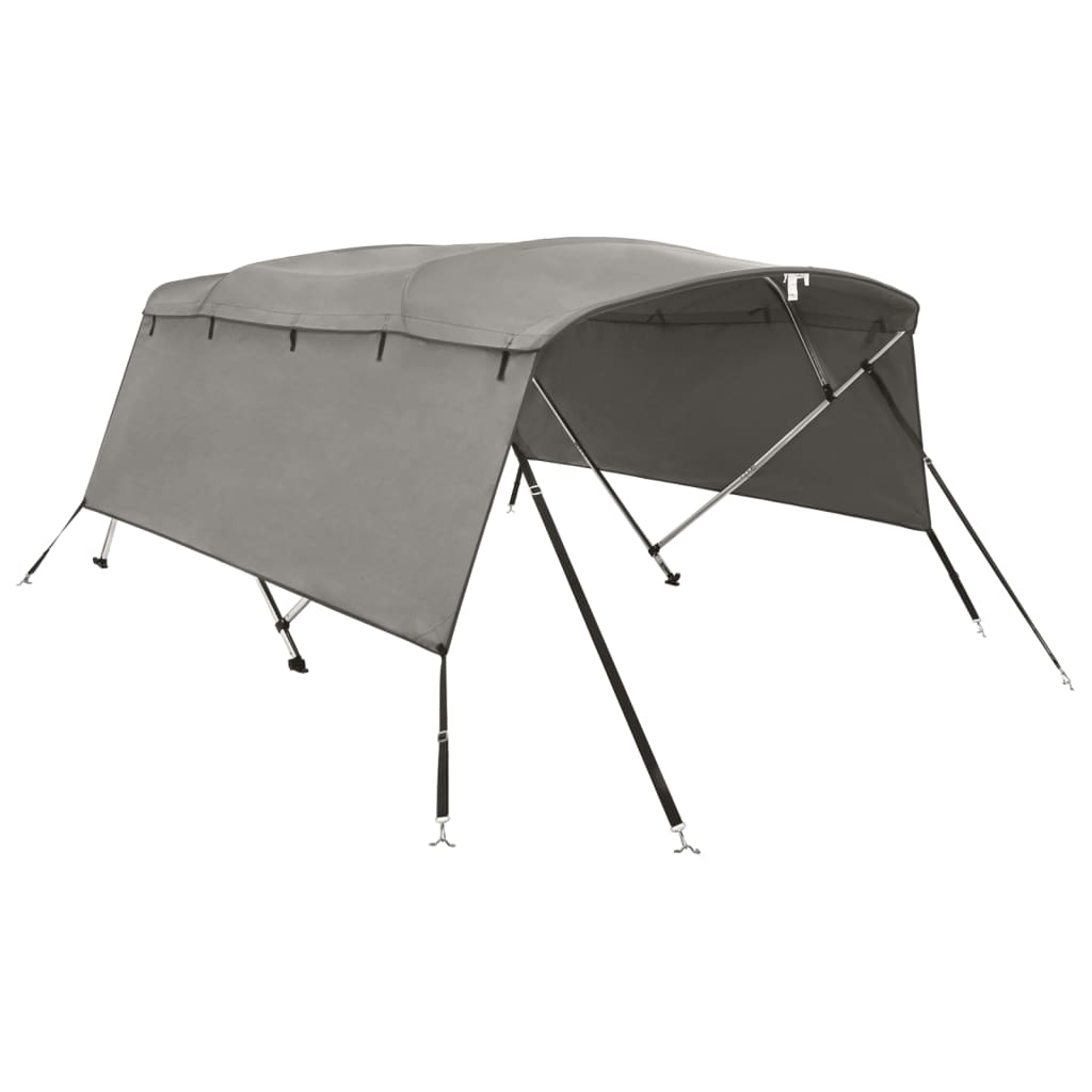 4-bow Bimini Top with Sidewalls 243x(185-198)x137 cm
