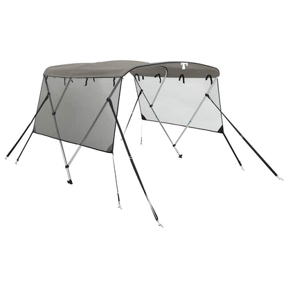 3-bow Bimini Top with Mesh Sidewalls 183x(185-198)x137 cm