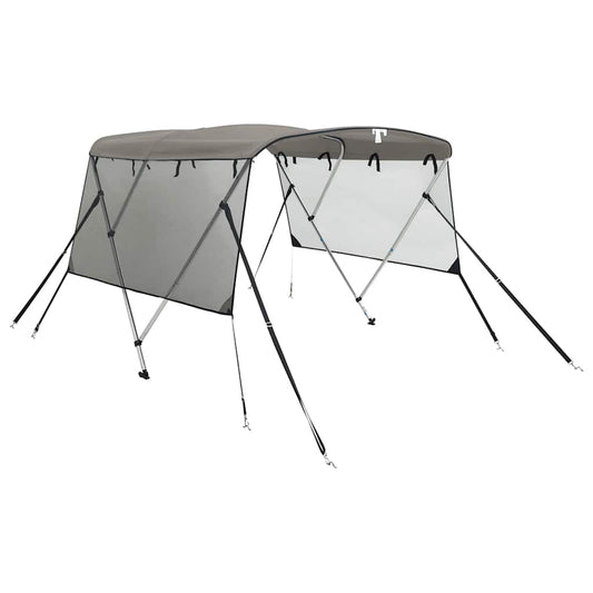 3-bow Bimini Top with Mesh Sidewalls 183x(185-198)x137 cm