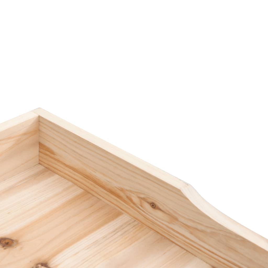 Plant Table with Shelf 78x38x82.5 cm Solid Wood Fir