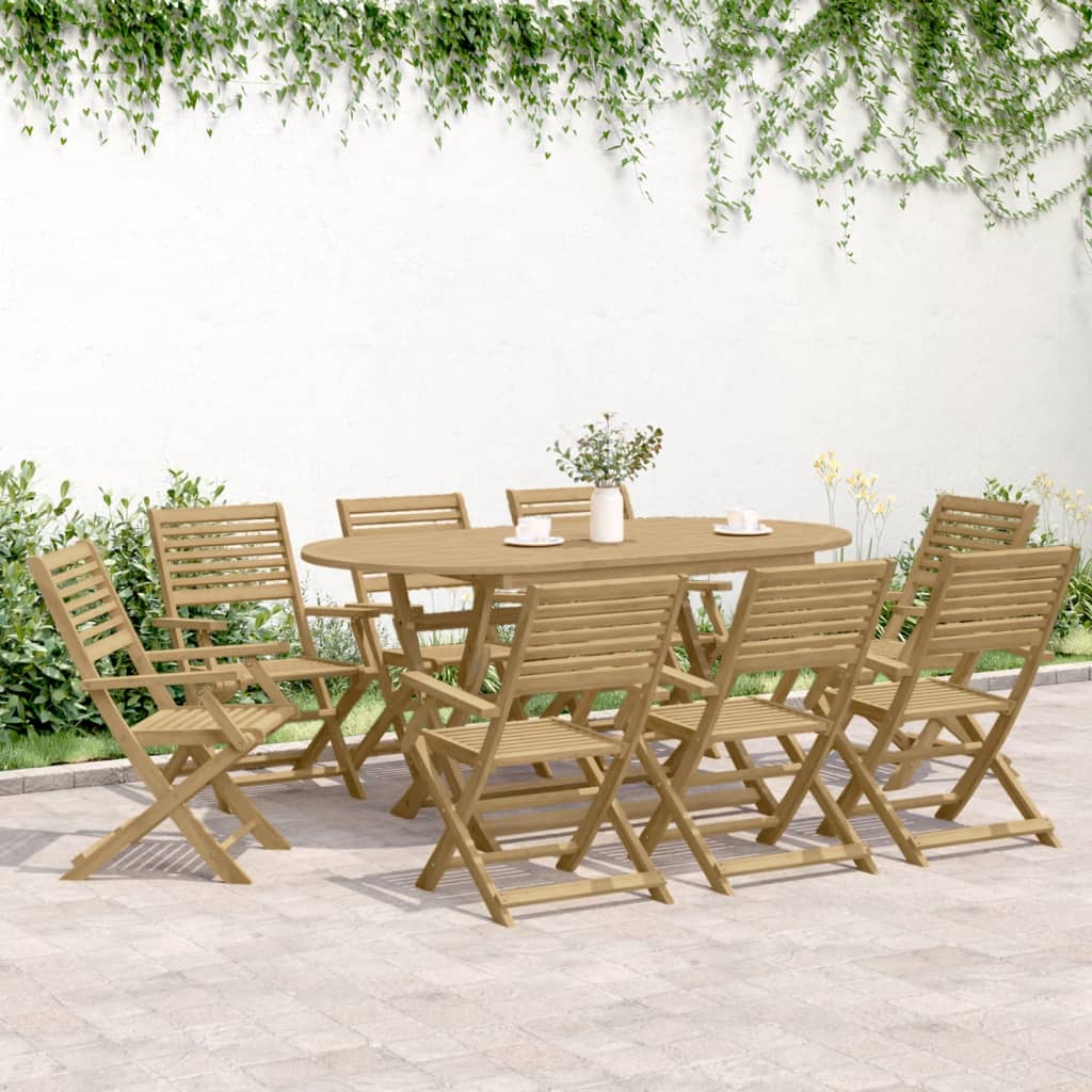 Folding Chairs 6 pcs 54,5x61,5x86,5 cm Solid Wood Acacia