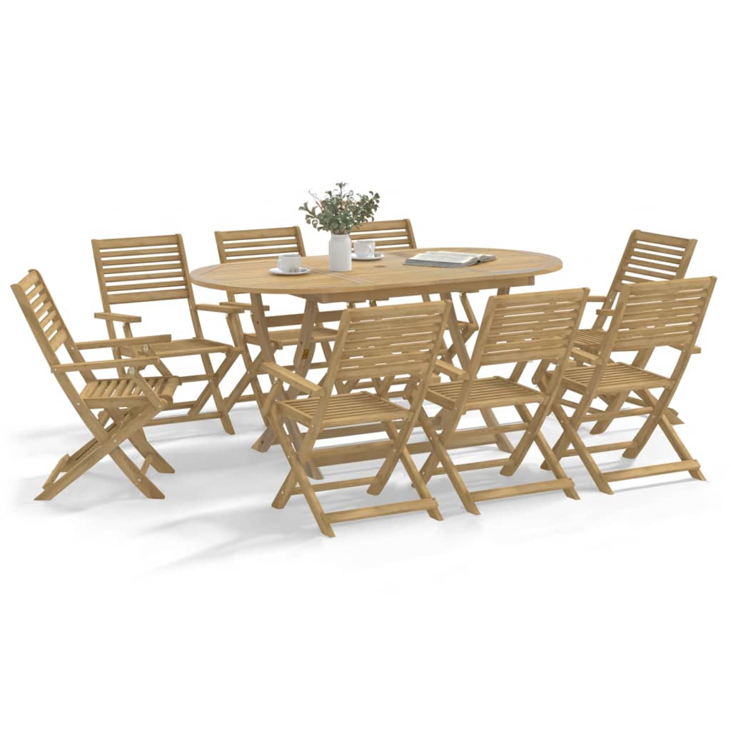 Folding Chairs 6 pcs 54,5x61,5x86,5 cm Solid Wood Acacia